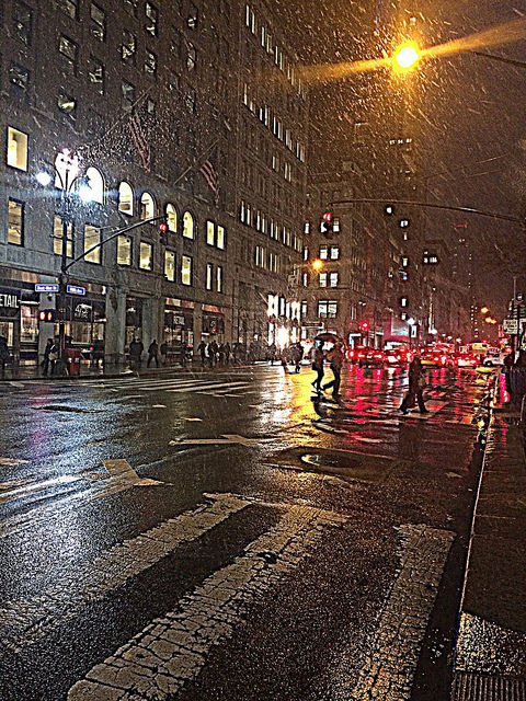 Días de lluvia en Nueva York