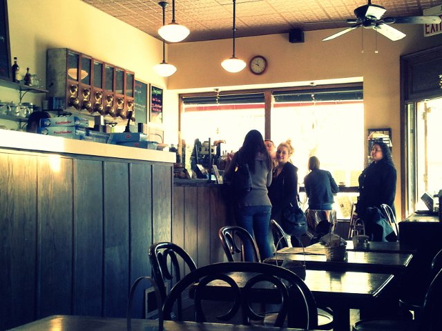 Interior Aubergine Cafe Queens