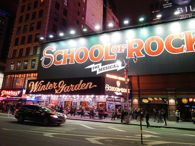 School of Rock en Broadway para toda la familia