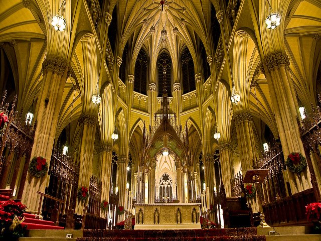 Visitar la catedral de San Patricio el día de Navidad en Nueva York