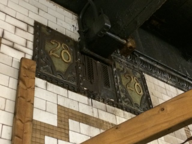 Detalles del metro de Nueva York en el Behind the Scenes Tour