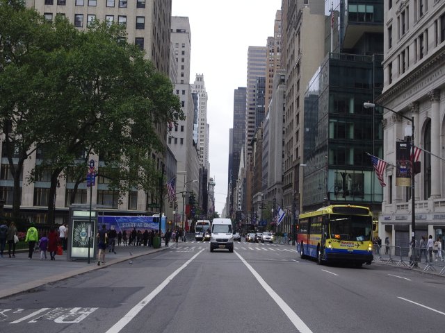 La distancia entre calles en Nueva York