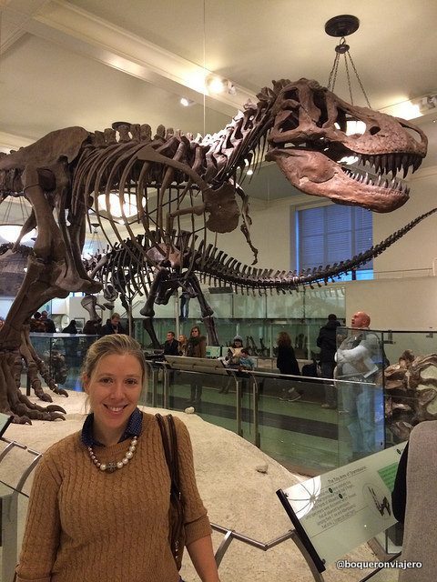 Dinosaurios en el Museo Americano de Historia Natural de Nueva York