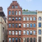 Fachadas de ladrillo y grandes ventanales en Tribeca